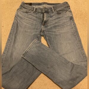 Abercrombie & Fitch Men's Blue Langdon Slim Stretch jeans